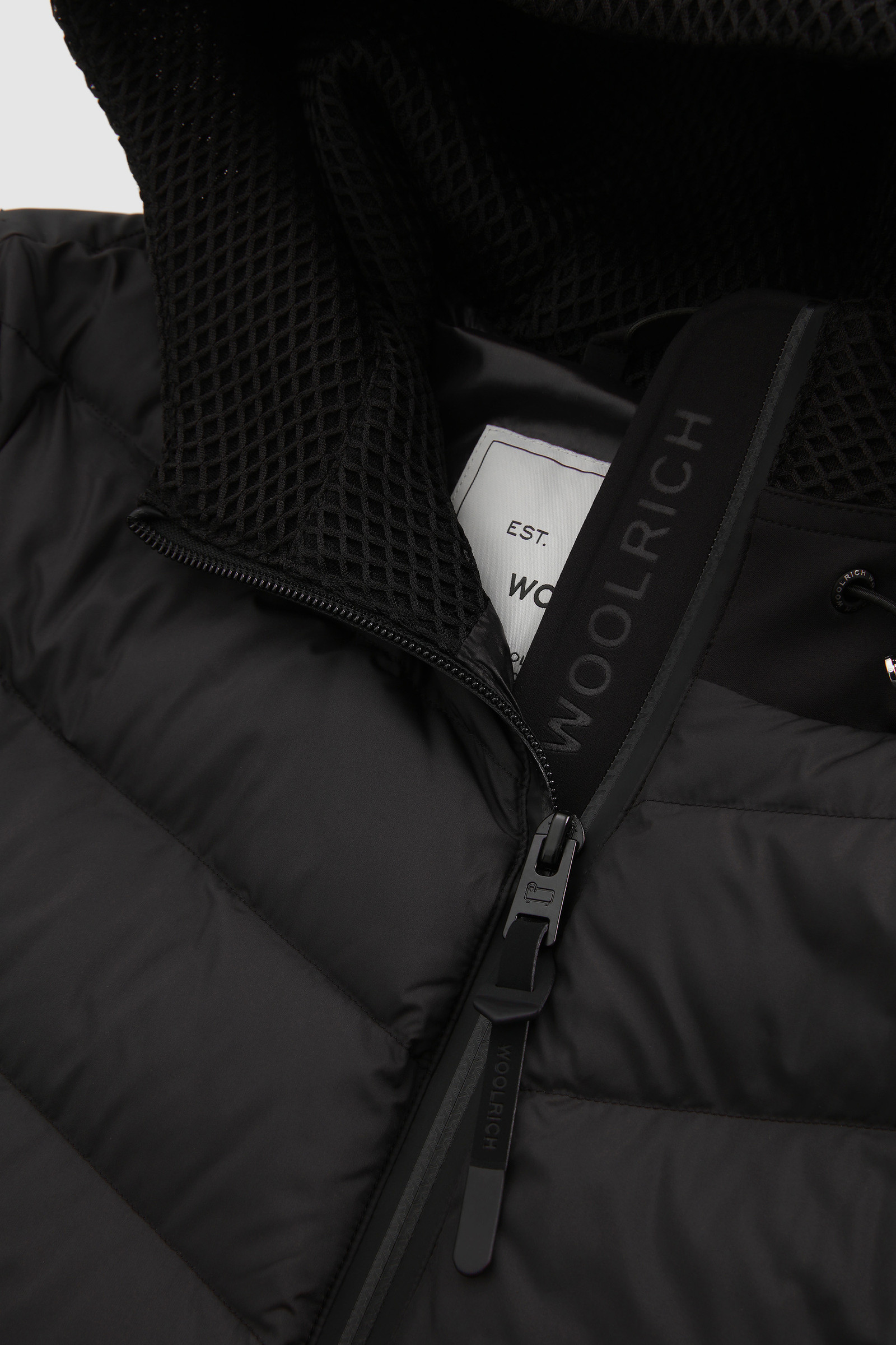 Jacke Juniata mit Chevron-Futter Schwarz photo 6 | Woolrich