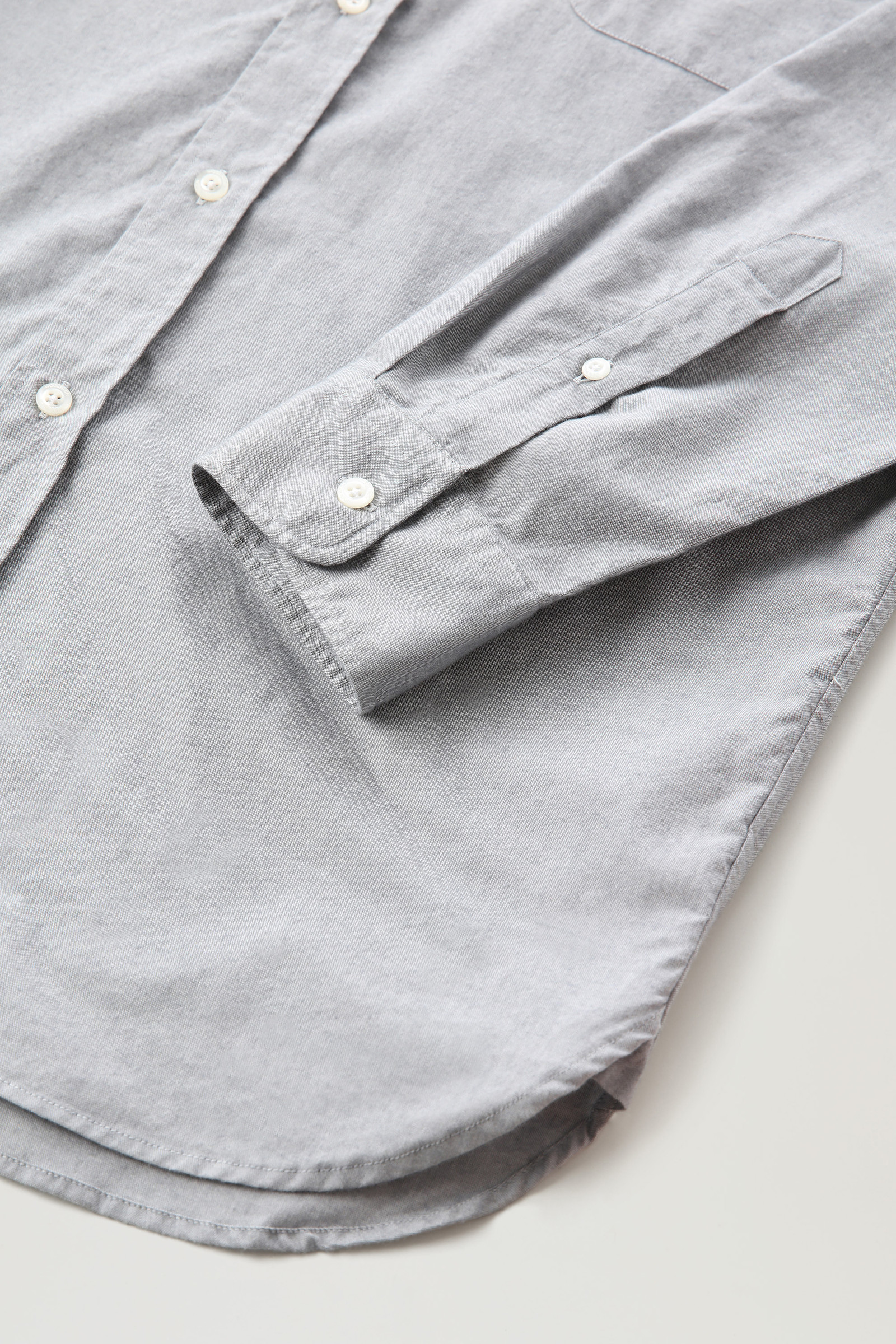 Klassisches Oxford-Shirt grey photo 8 | Woolrich