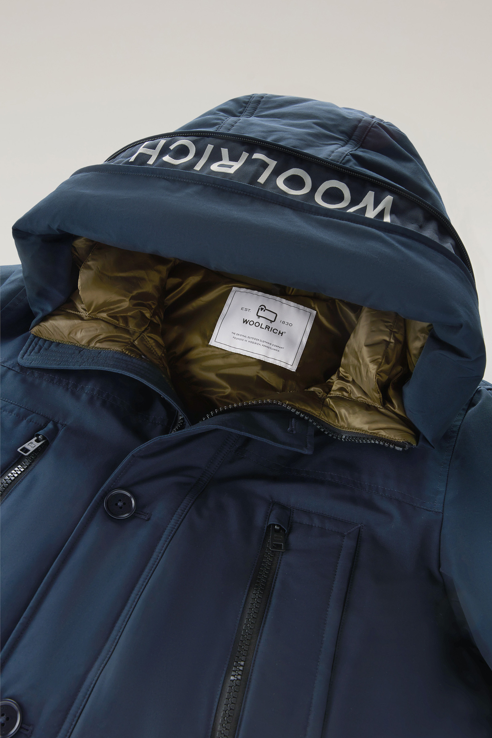 Arctic Parka Evolution aus Ramar Cloth blau photo 7 | Woolrich