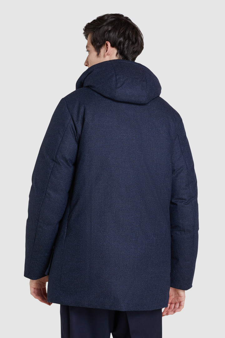 Arctic Parka luxe in lana pregiata