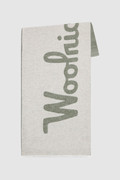 Sjaal van wolmix met logo
