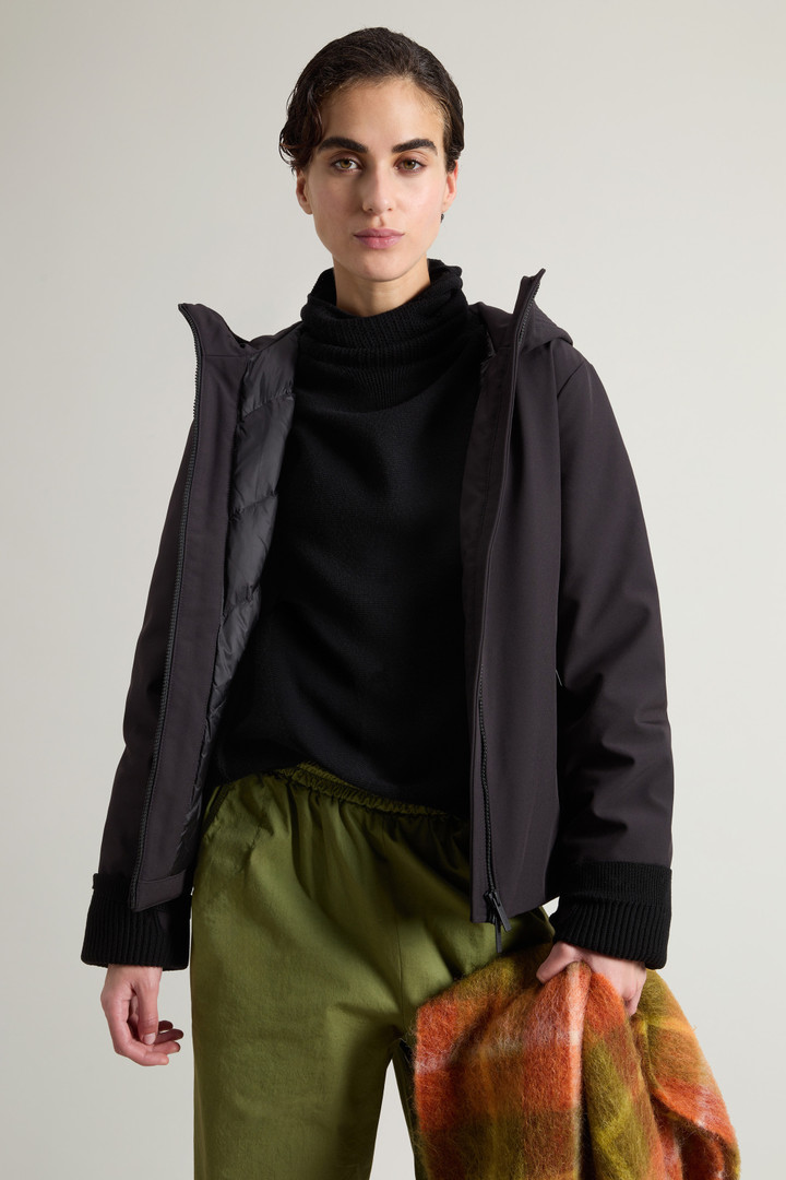 Short Firth Parka in Tech Softshell Black photo 4 | Woolrich