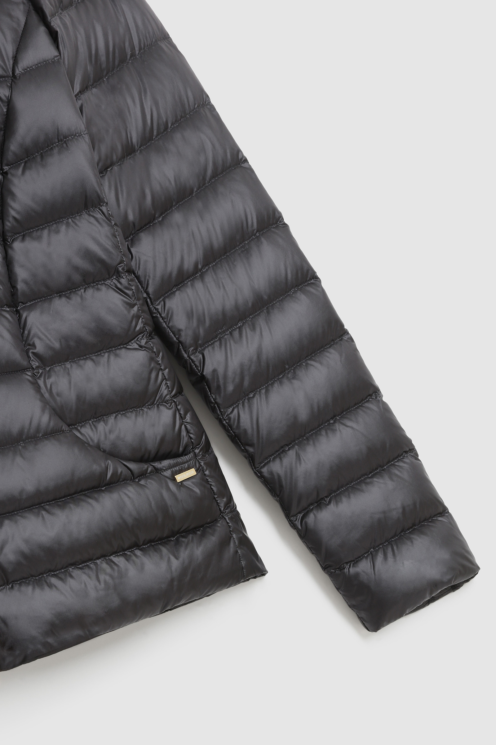 Abbie quilted Jacket in satin nylon