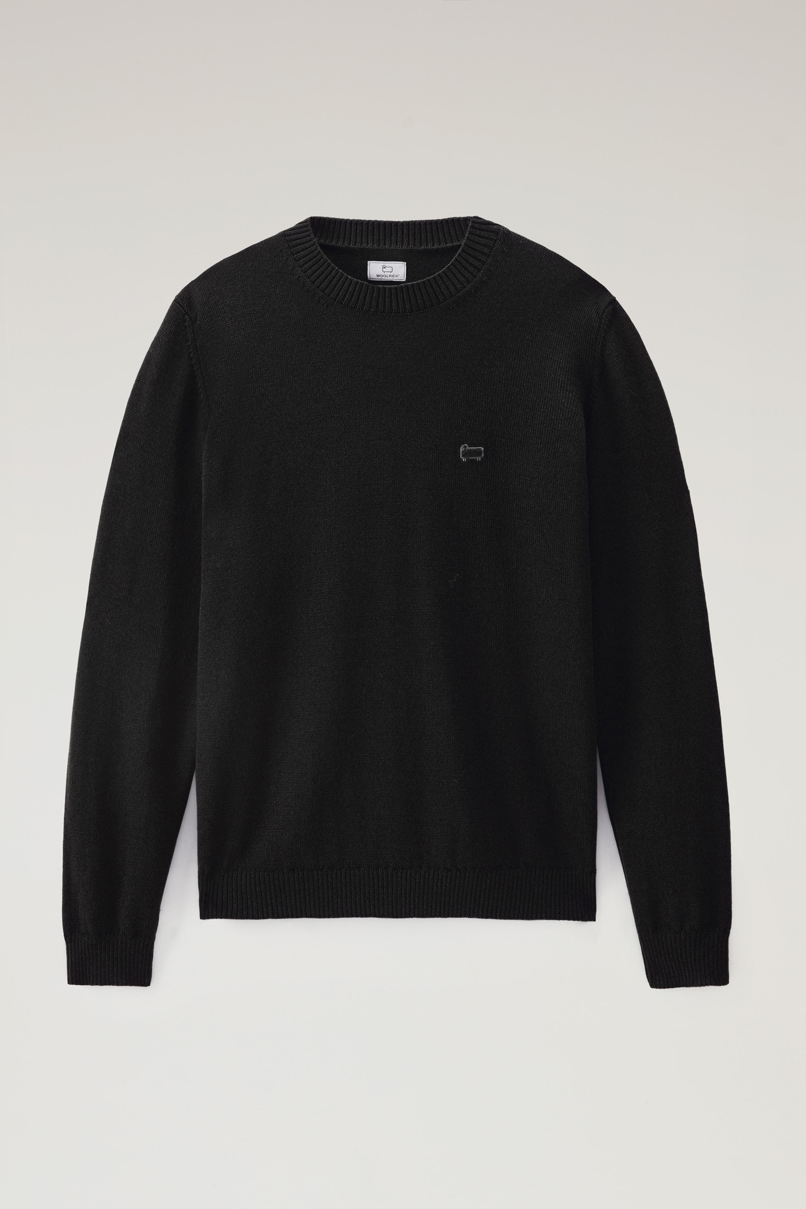Men's Classic Crewneck Sweater Black | Woolrich USA
