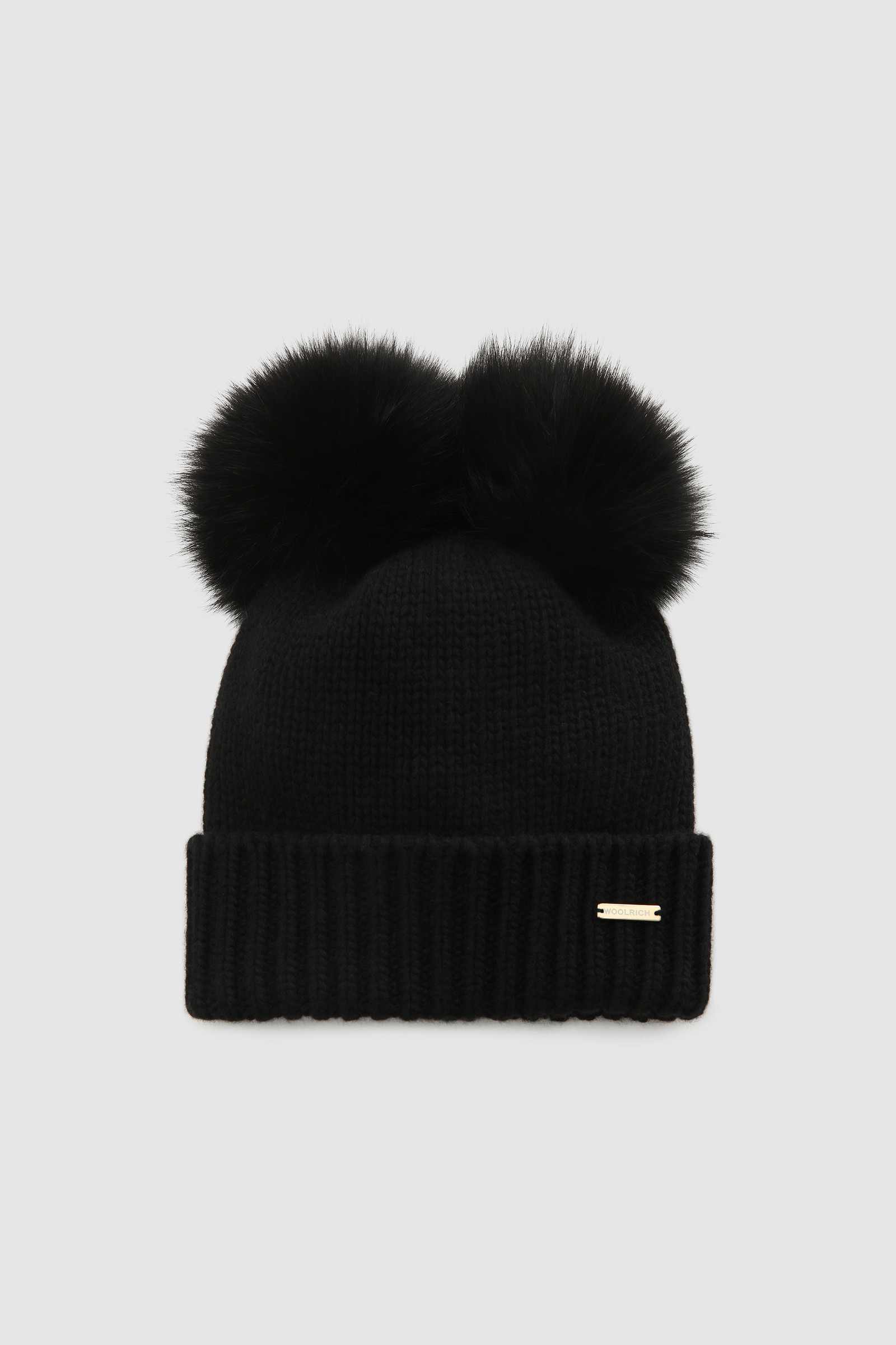 Girl's Serenity Beanie in cashmere blend and double Black | Woolrich