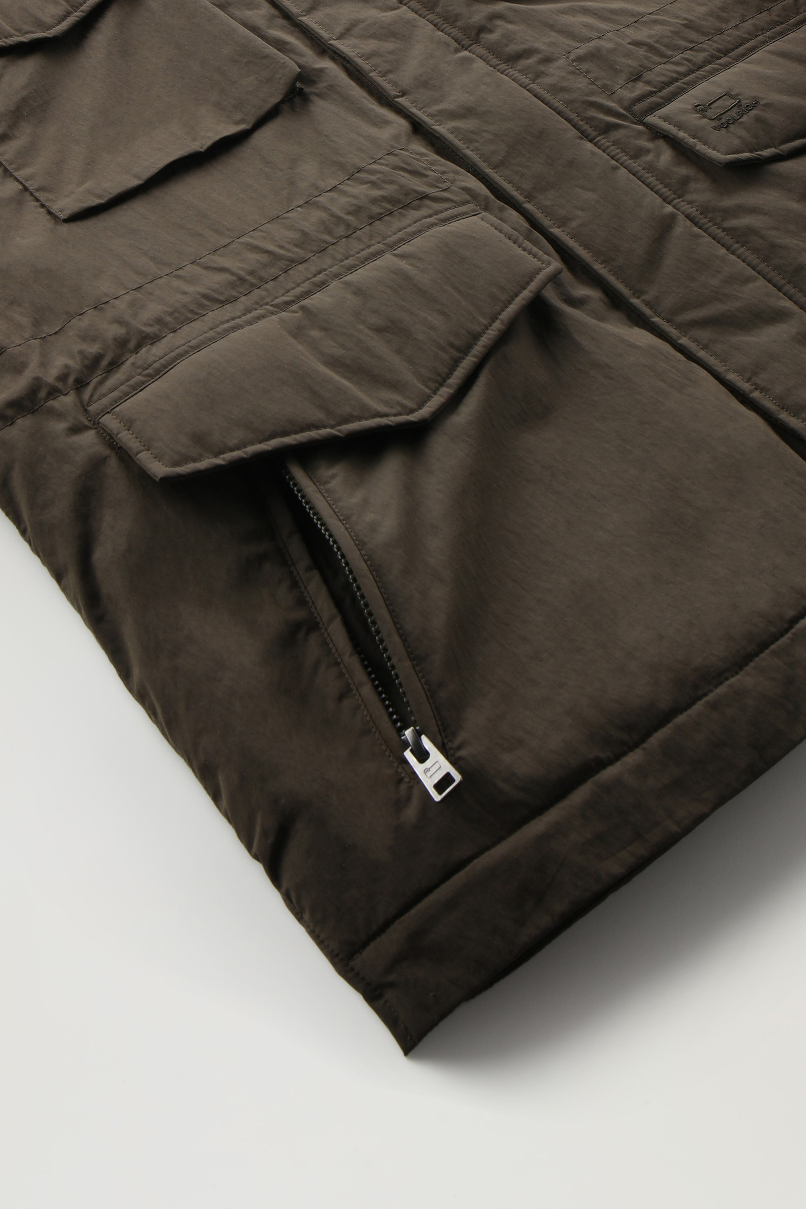 Ripstop-Feld-Jacke mit recyceltem Sherpa-Futter Grün photo 8 | Woolrich
