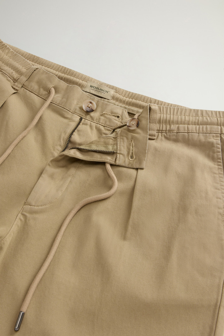 Stretch Cotton Twill Milton Pants Beige photo 4 | Woolrich