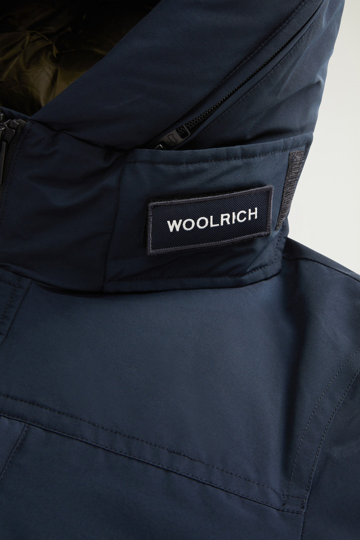 Ramar Cloth Bomber Jacket with Hood Blue photo 9 | Woolrich