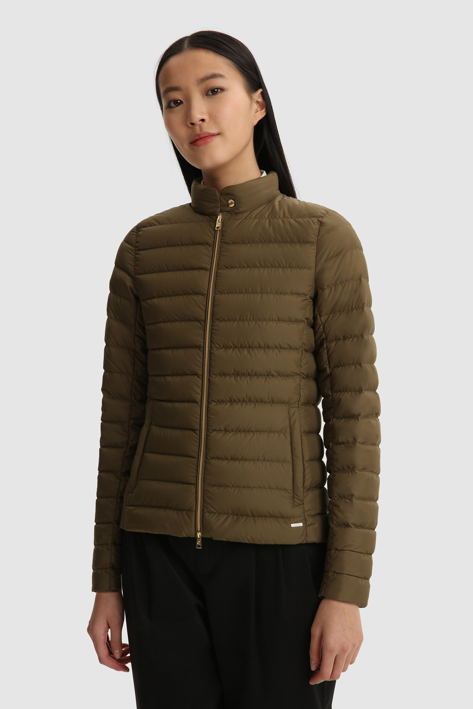 Hibiscus Short Jacket Green | Woolrich