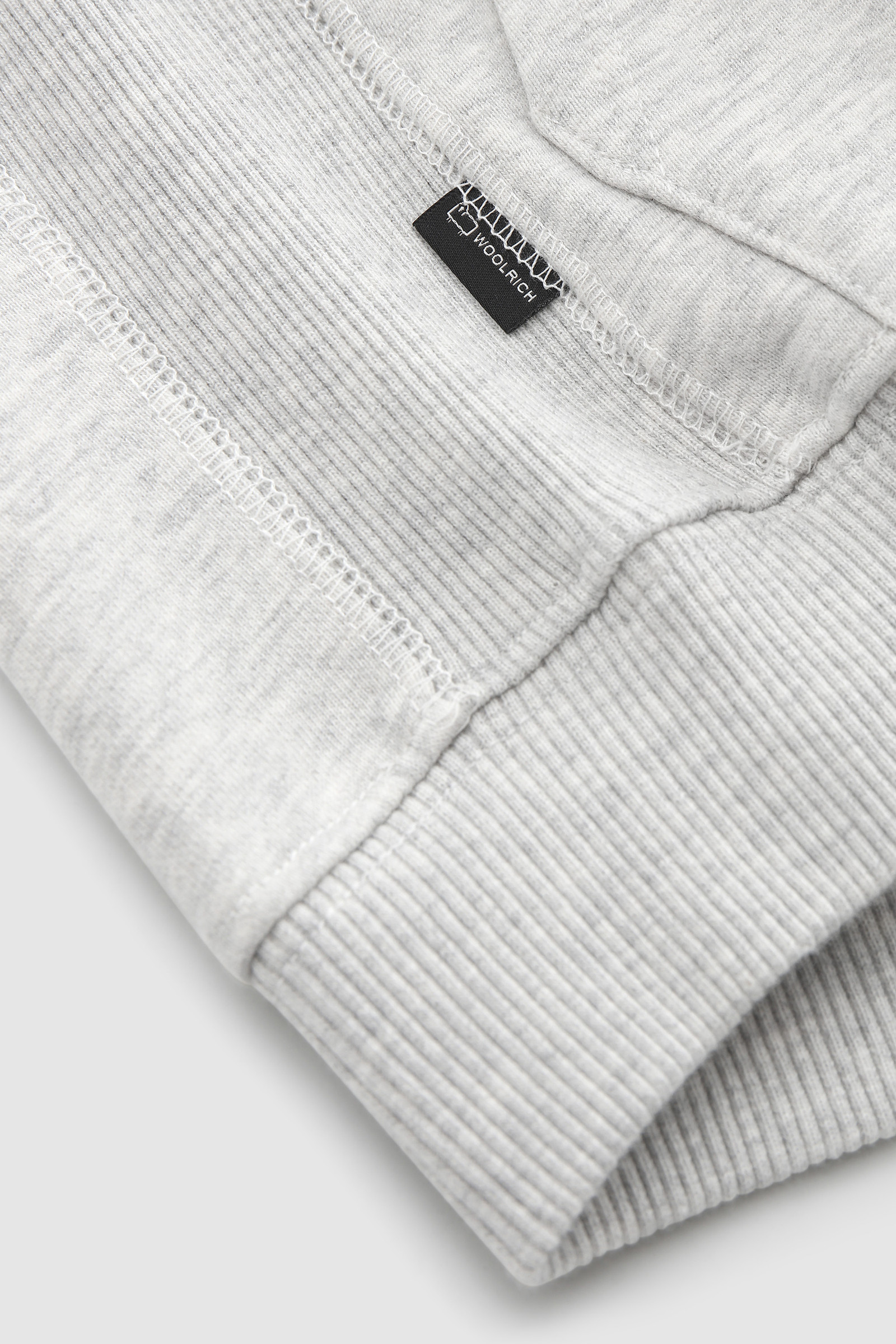 Sudadera con capucha de niña de algodón orgánico grey photo 4 | Woolrich