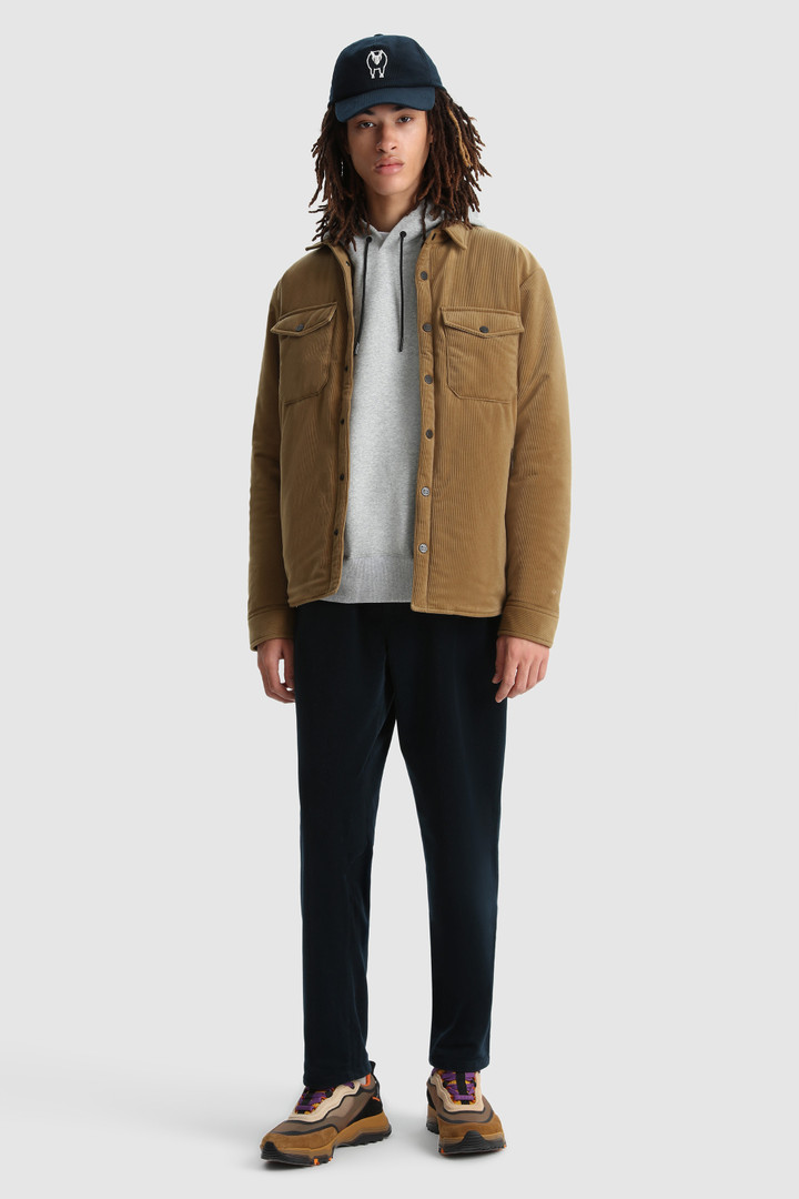Corduroy insulated GORE-TEX shirt