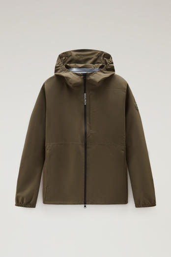 Waterproof Pacific Hooded Jacket Green | Woolrich