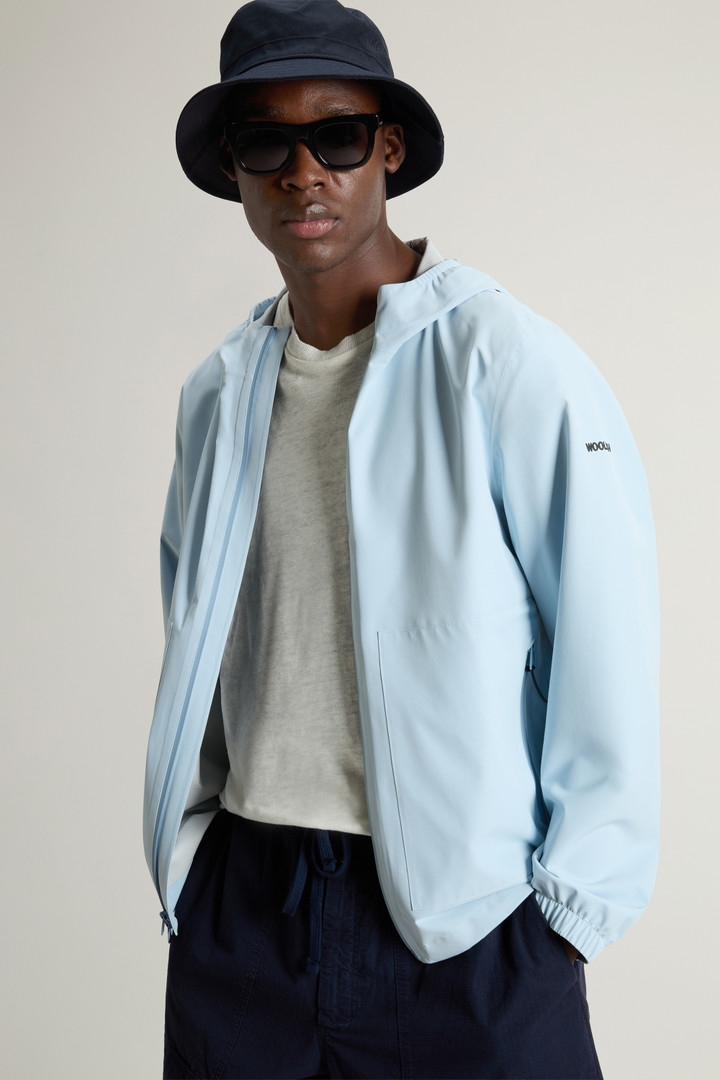 Waterproof Pacific Jacket in Two-Layered Fabric Blue photo 4 | Woolrich