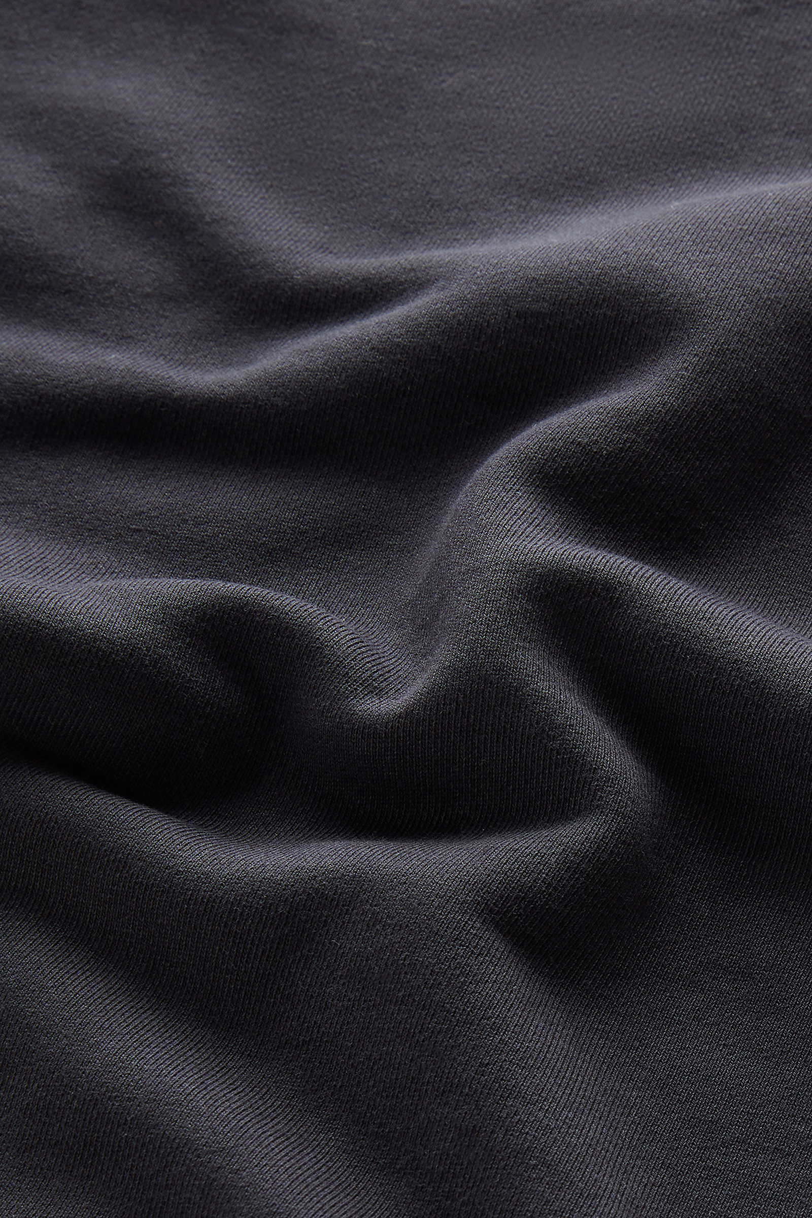 Sweat-shirt à col rond en pur coton noir photo 8 | Woolrich
