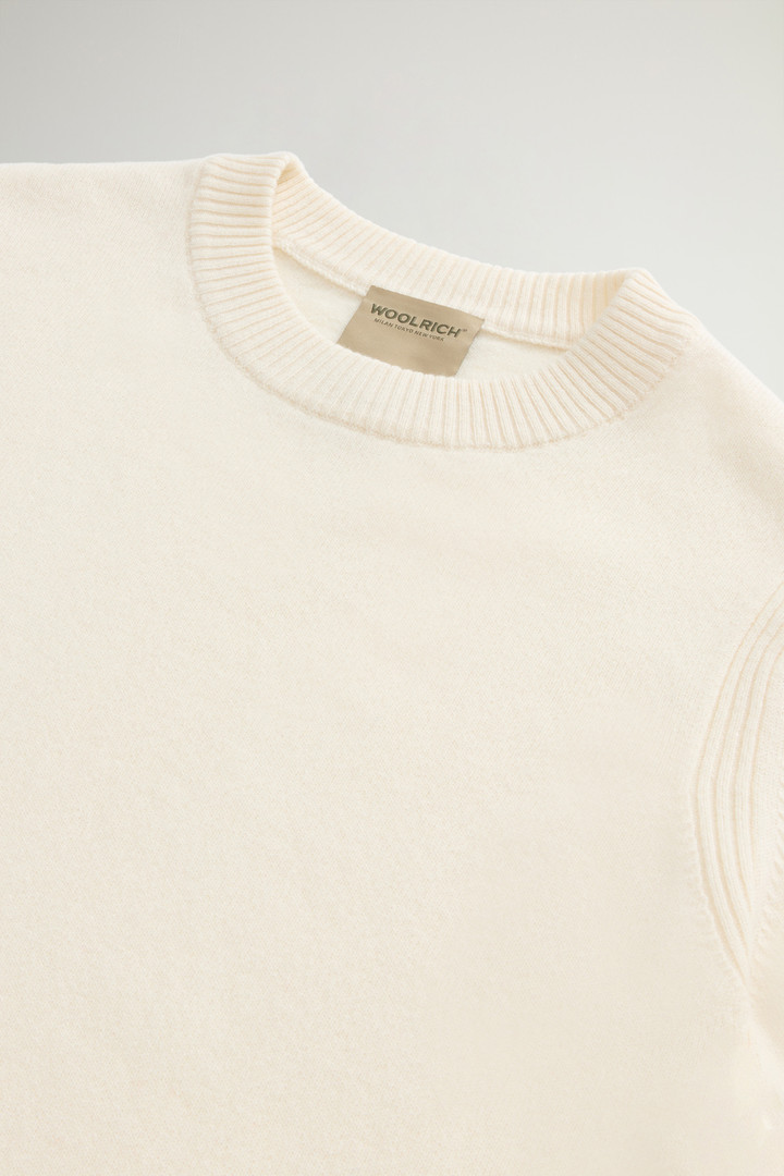 Jersey de cachemira pura con cuello barco Blanco photo 6 | Woolrich