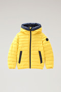 Boys' Sundance Hooded Down Jacket in Recycled Ripstop