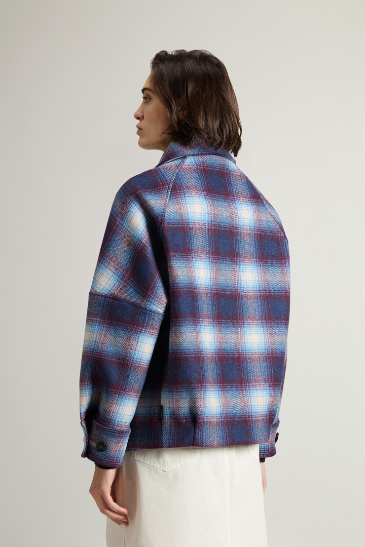 Overshirt in Recycled Manteco Italian Wool-Blend Fabric Multicolor photo 3 | Woolrich