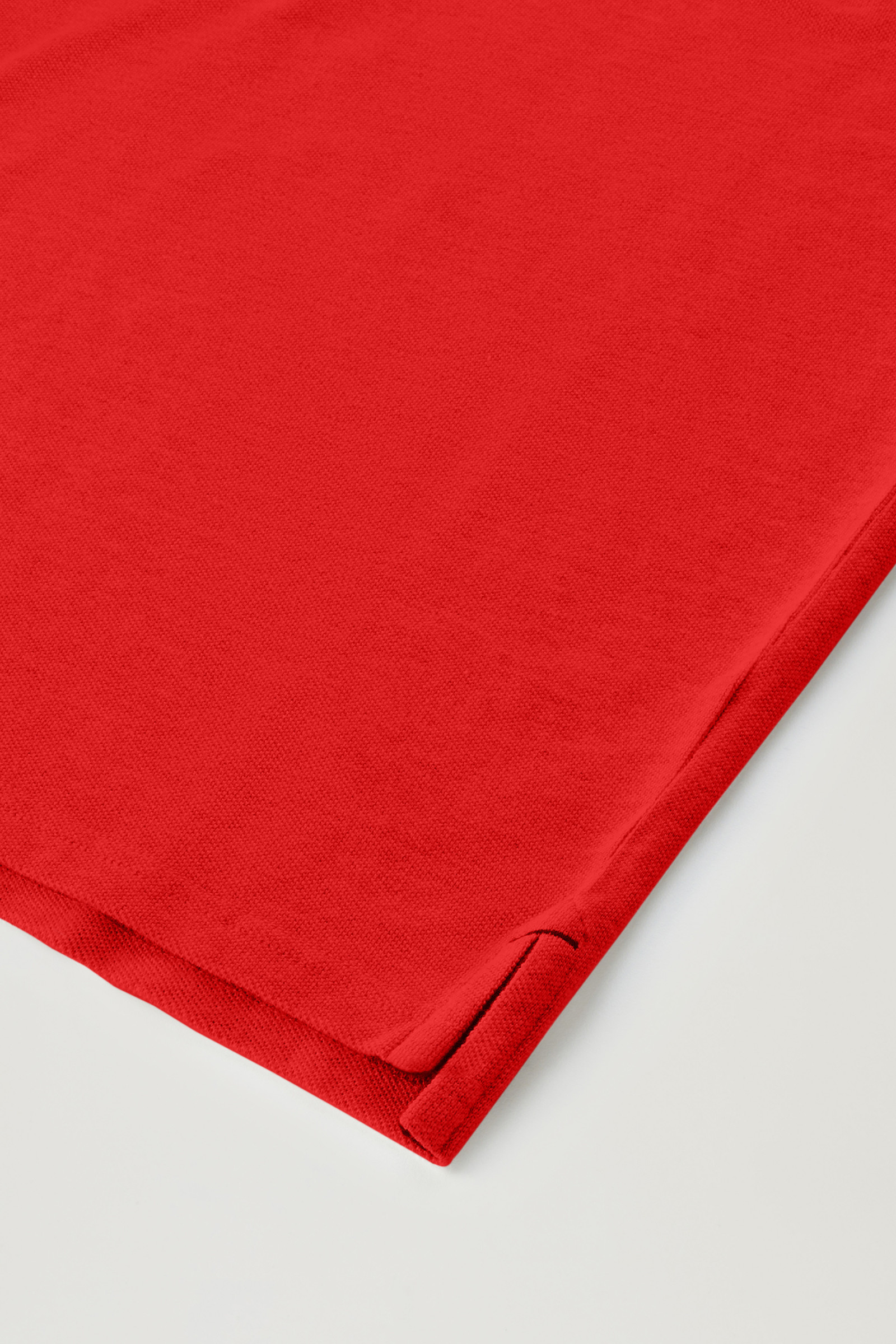 Polo en piqué de pur coton rouge photo 7 | Woolrich