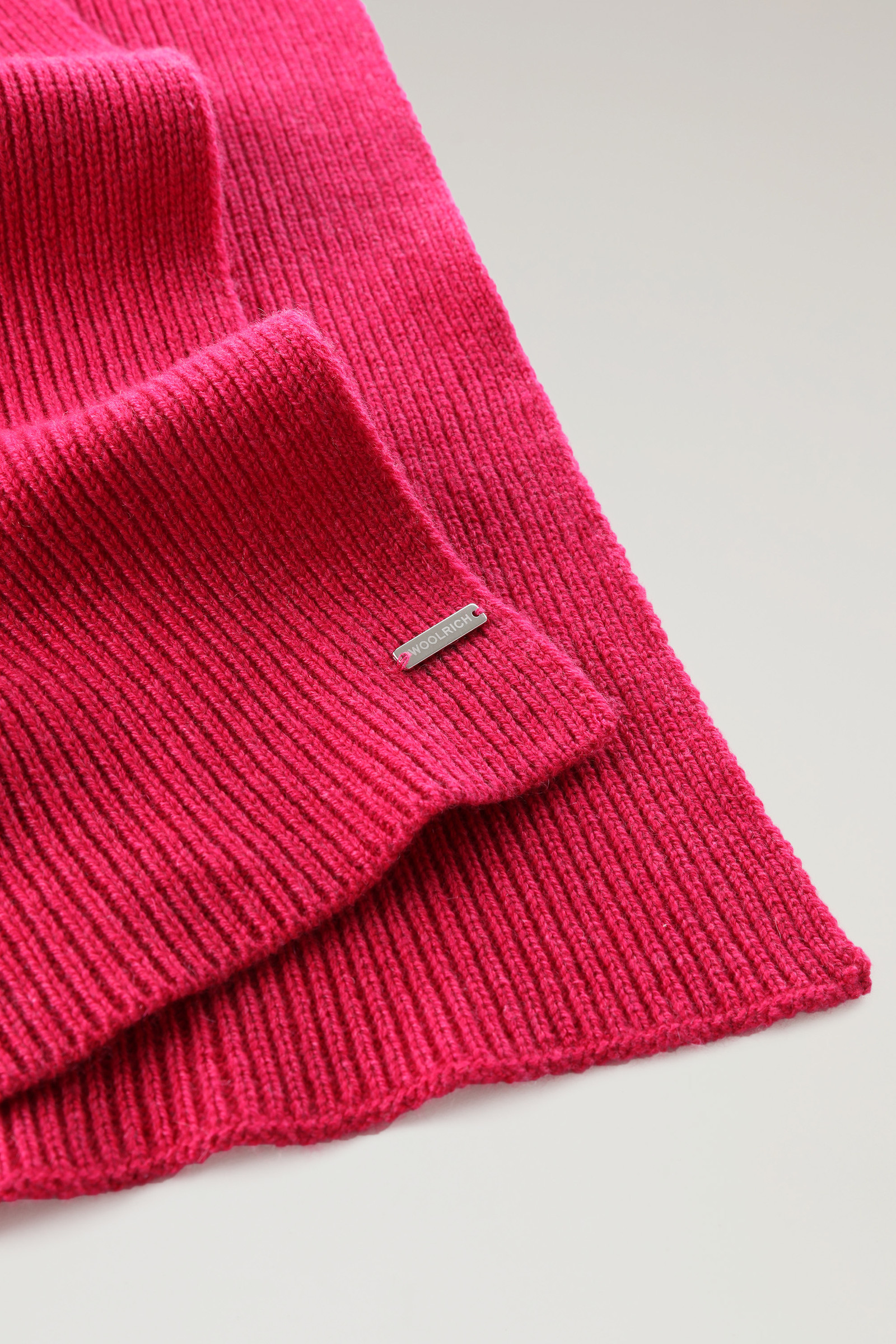 Cashmere Ribbed Scarf Red photo 3 | Woolrich