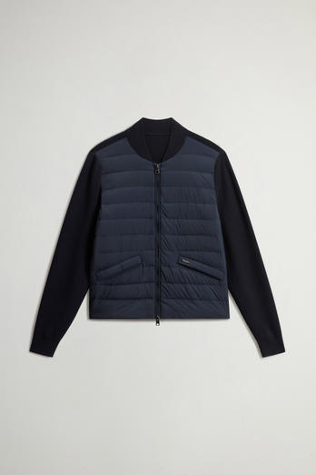 Bomber ibrido in nylon Blu photo 1 | Woolrich