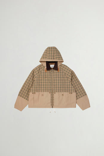 Madras Heritage Jacket in Cotton and Nylon Blend Brown photo 1 | Woolrich