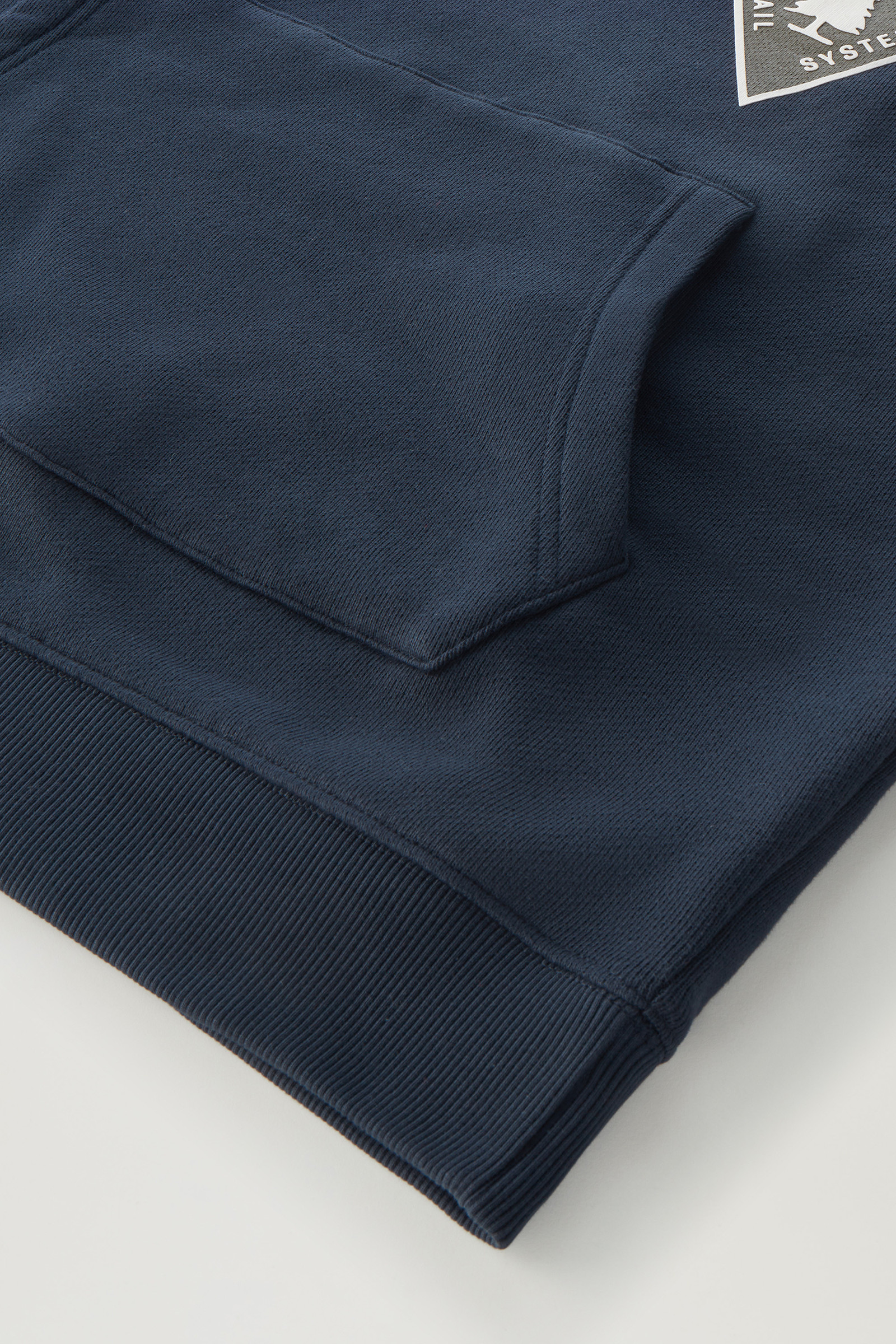 Sweat-shirt à capuche U.S. Trails en pur coton bleu photo 8 | Woolrich