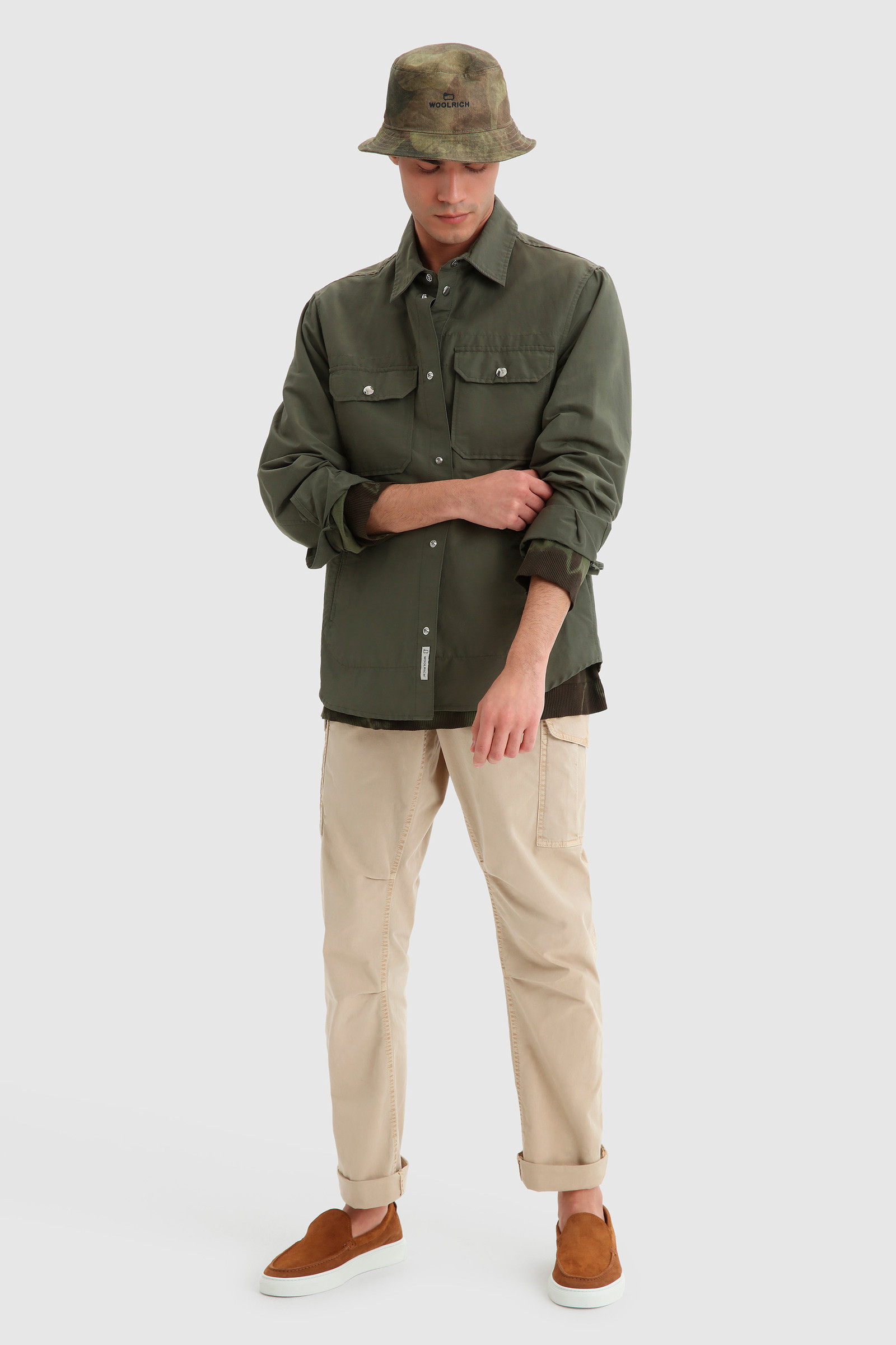 Camisa Cruiser de Light Eco Ramar verde photo 2 | Woolrich