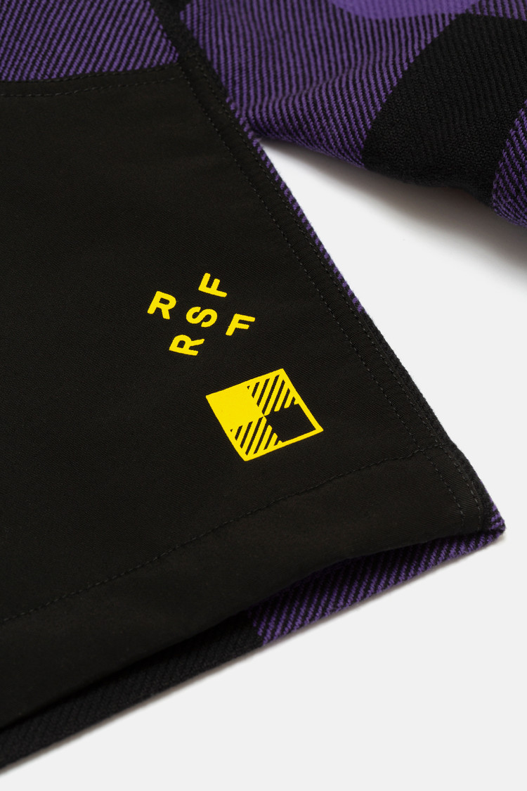 Woolrich x RSF surchemise avec motif Buffalo Check