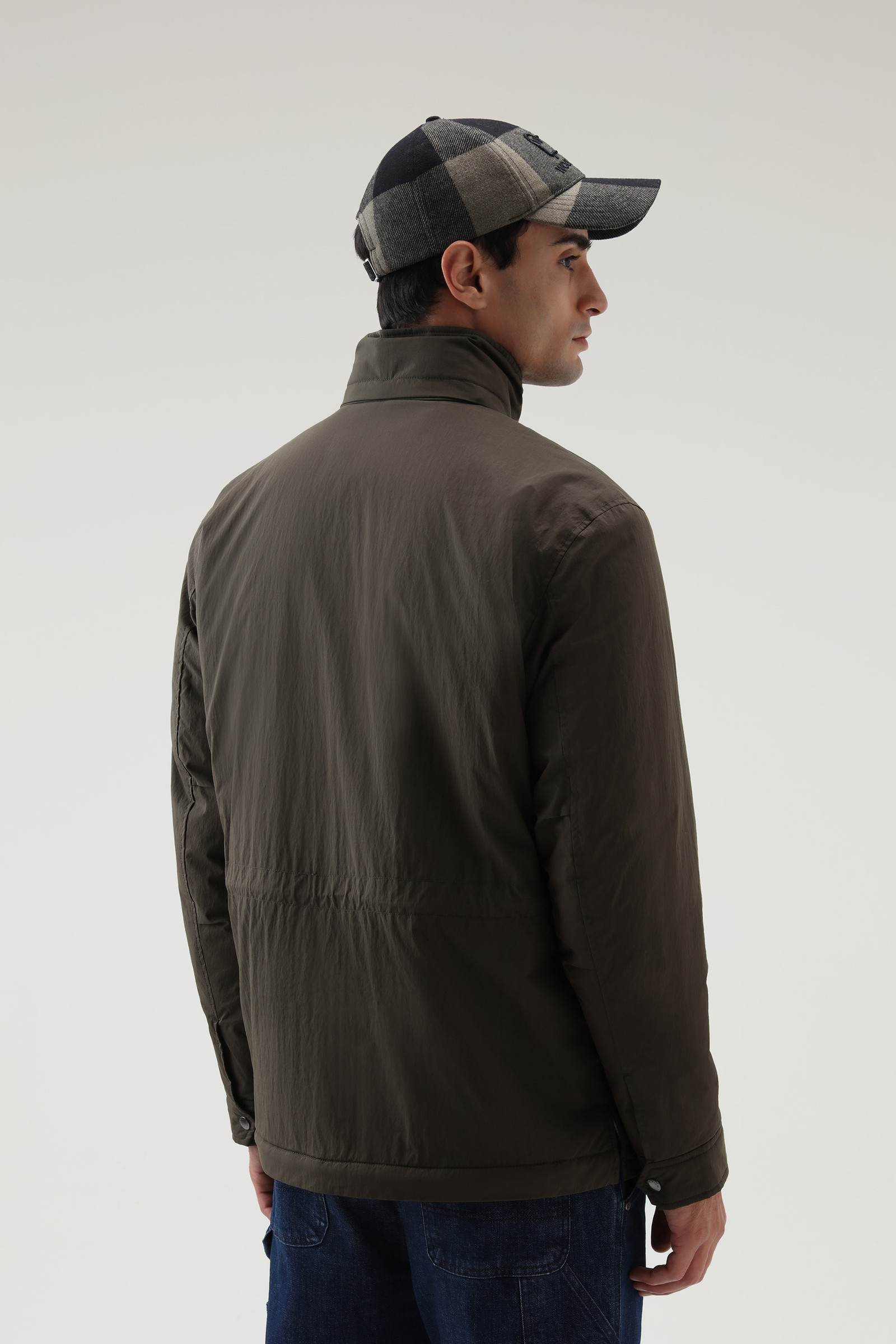 Ripstop-Feld-Jacke mit recyceltem Sherpa-Futter Grün photo 3 | Woolrich