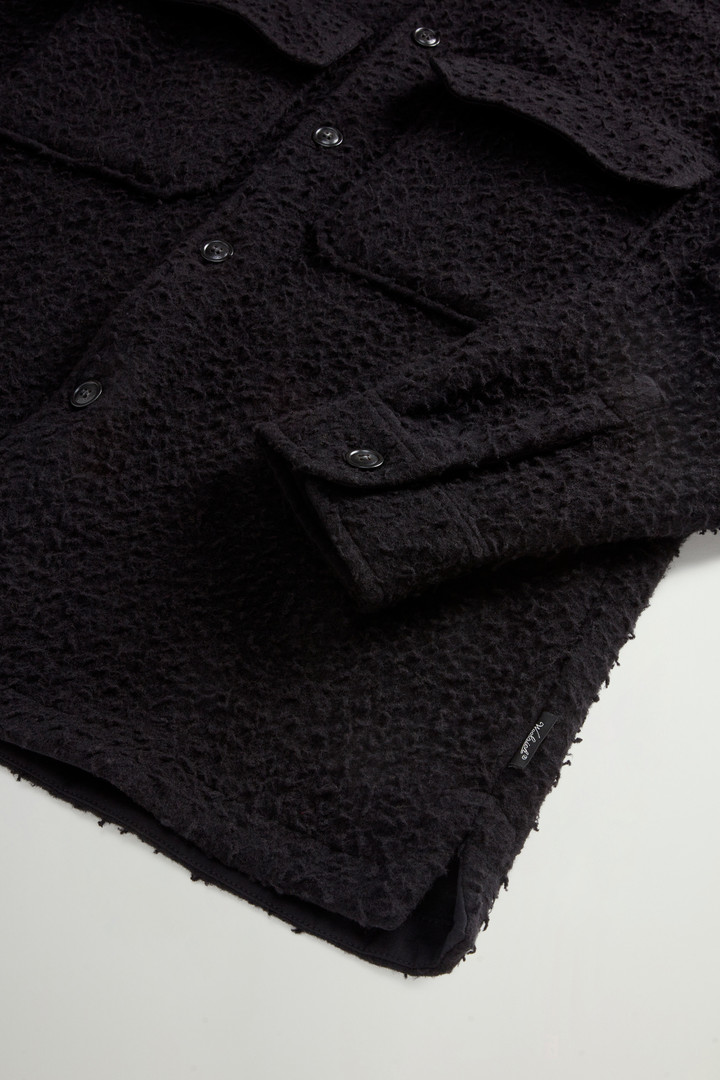 Overshirt aus italienischer Schurwollmischung aus dem Casentino by Todd Snyder Schwarz photo 7 | Woolrich