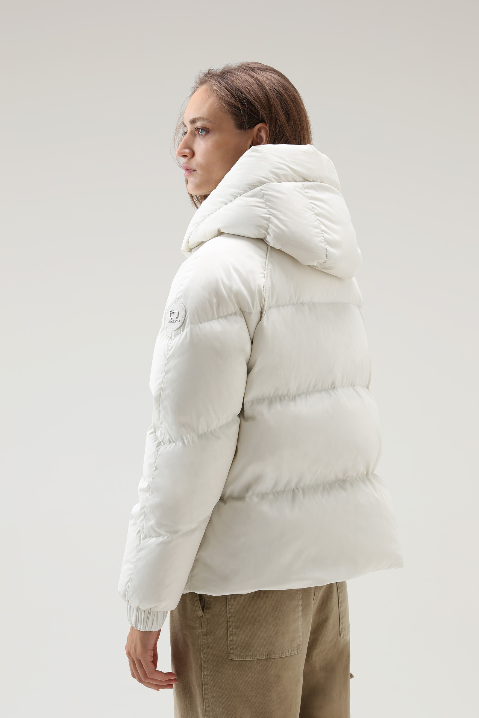 Alsea kort donsjack met afneembare capuchon photo 3 | Woolrich