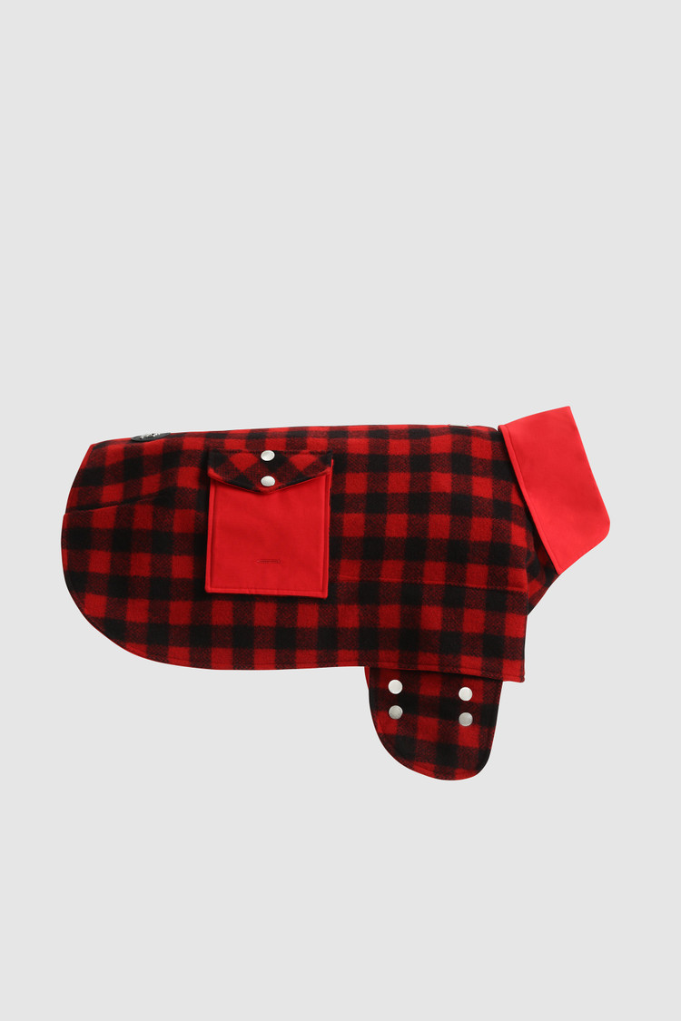 Temellini / Woolrich large dog Buffalo Check Overshirt