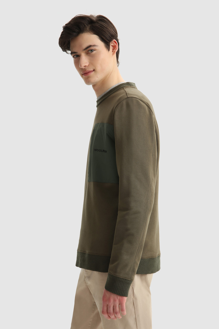 Sweatshirt mit Rundhalsausschnitt und gedrucktem Logo