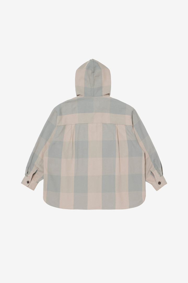 BUFFALO CHECK REG HOODIE SHIRT Beige photo 2 | Woolrich