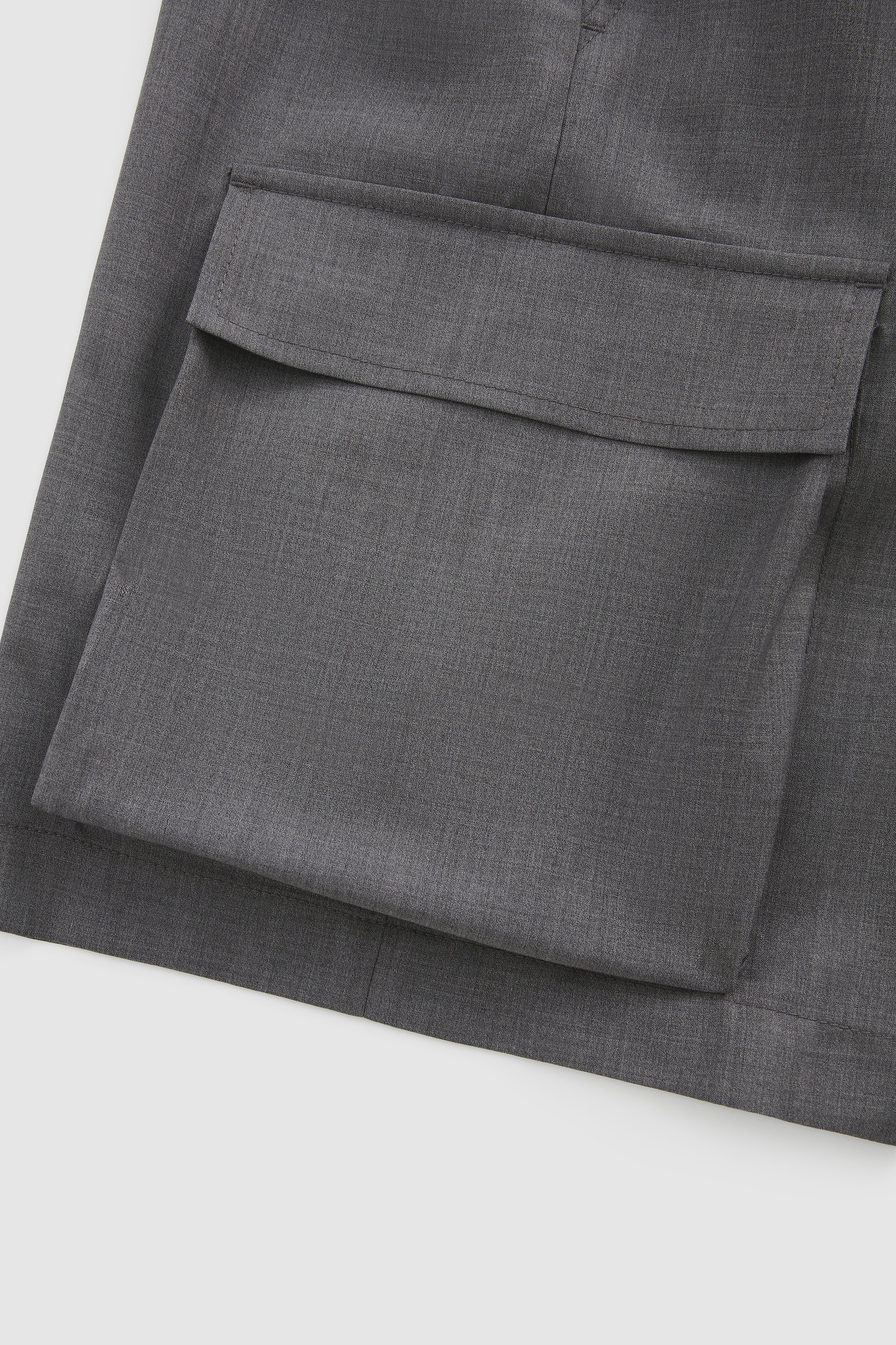 Pantaloncini Cargo in fresco lana grigio photo 7 | Woolrich