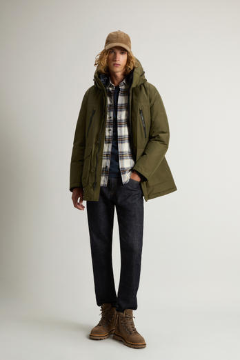 Arctic Parka Evolution in Ramar Cloth Green | Woolrich