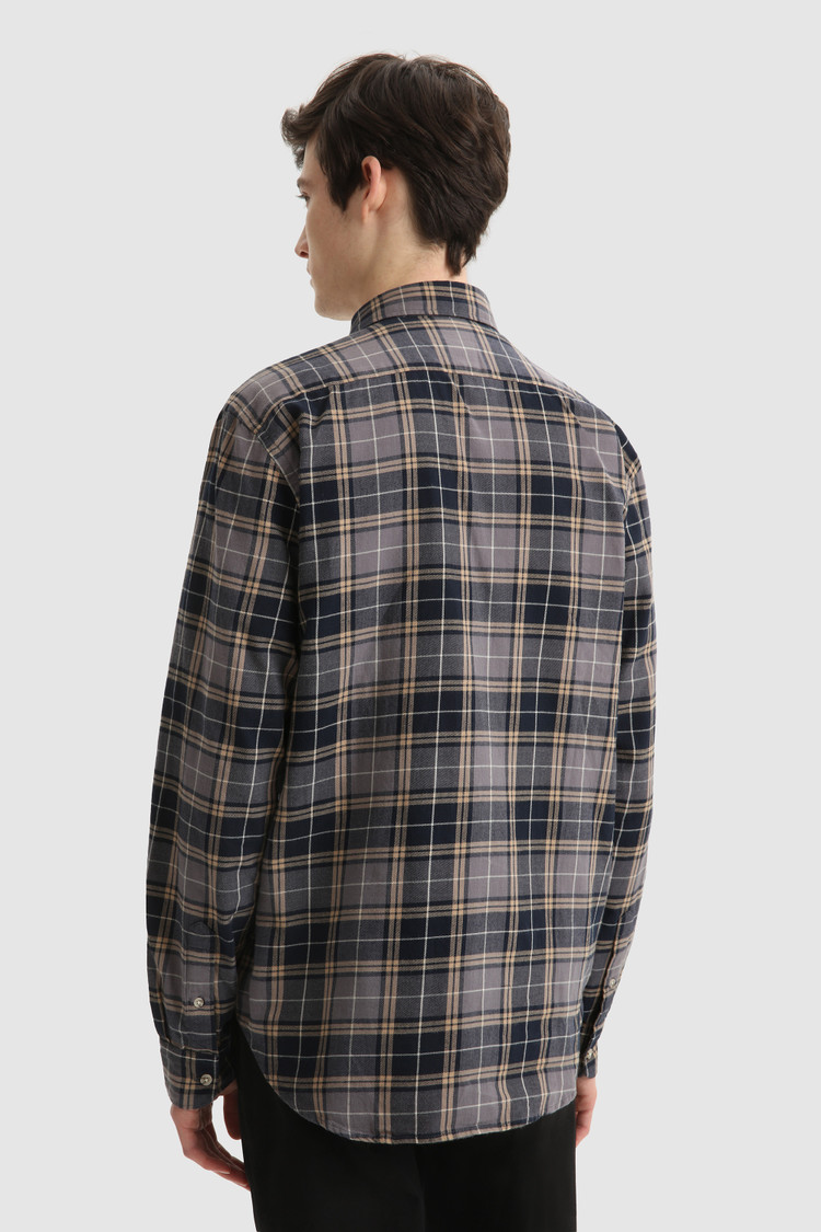 Chemise Traditional en flanelle de coton madras