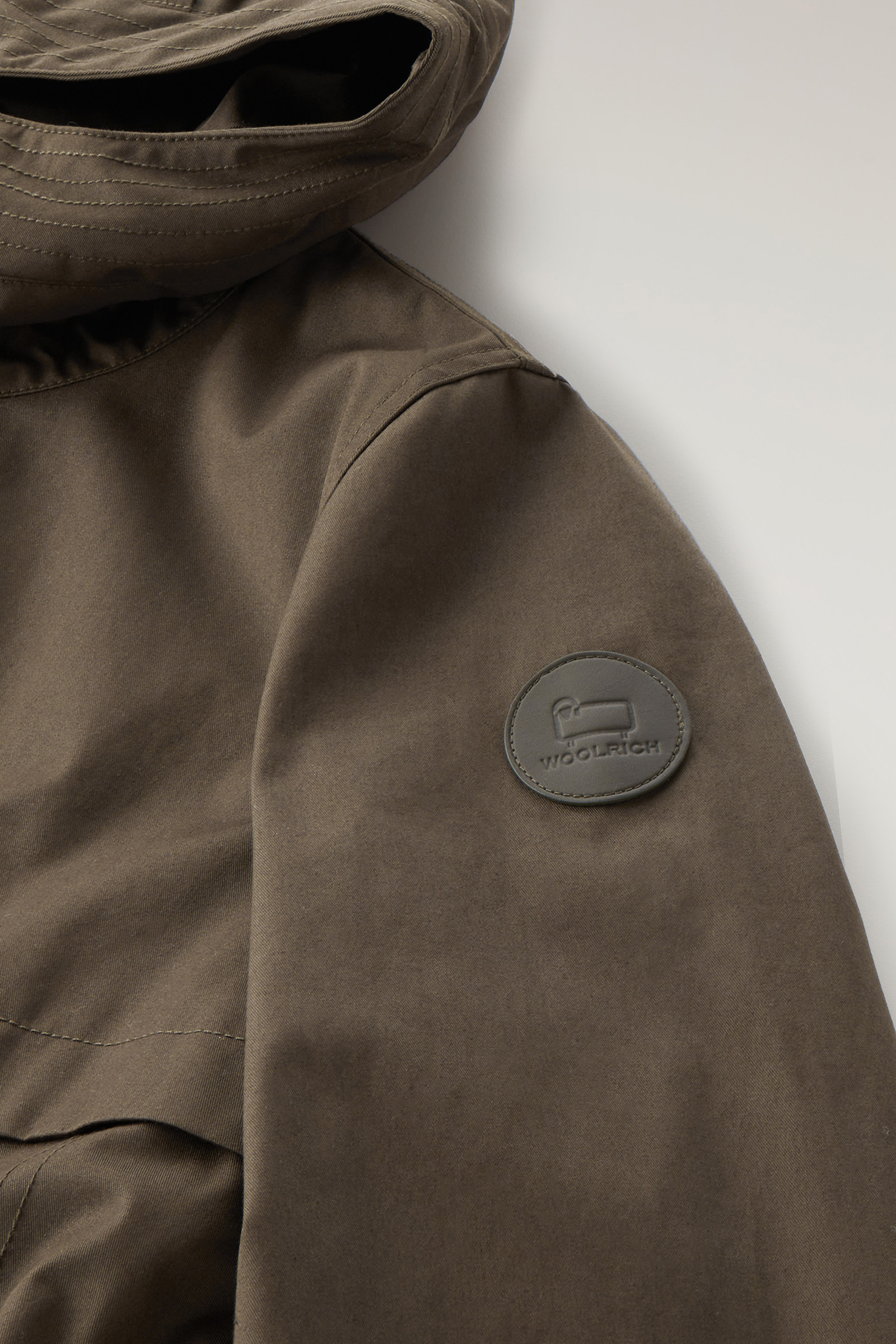 Havice Summer Parka in Pure Cotton Green photo 7 | Woolrich