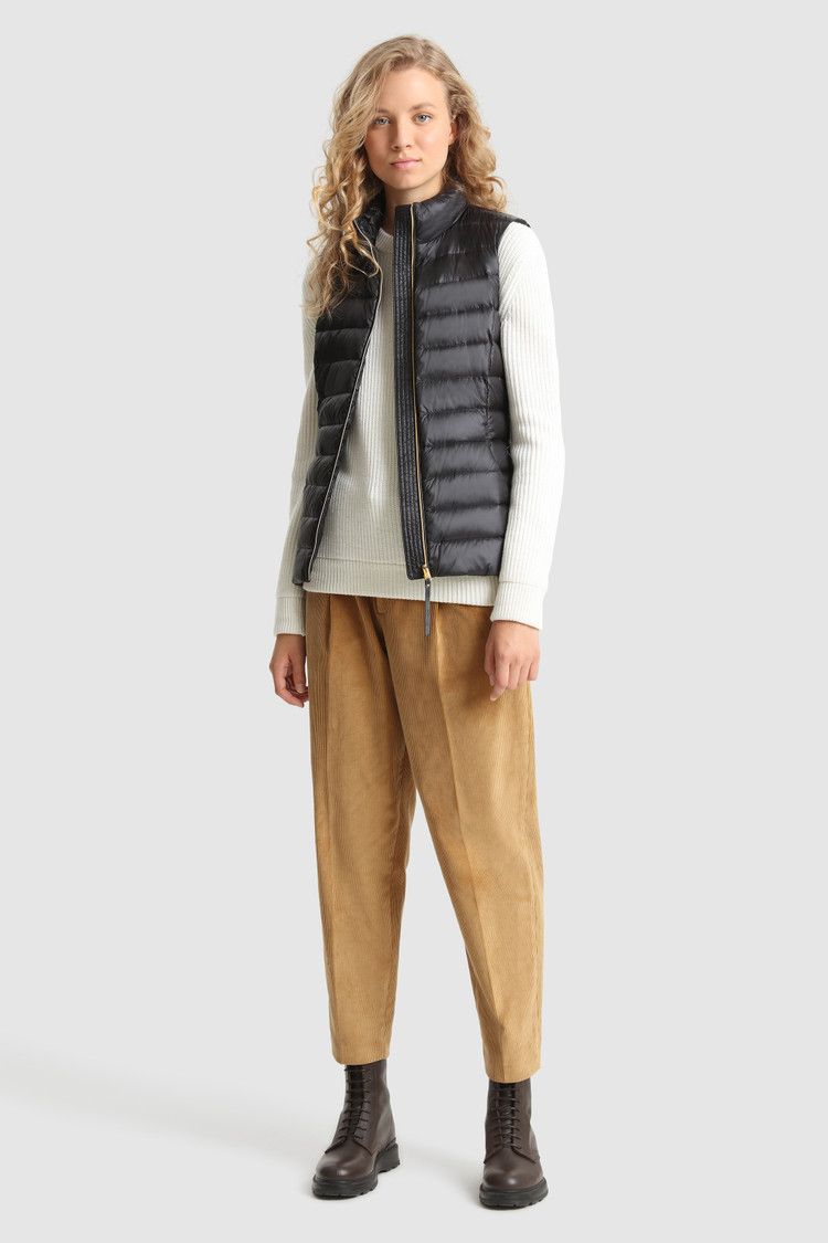Gilet Abbie trapuntato in nylon lucido