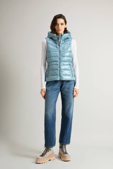 Aliquippa Padded Vest Blue | Woolrich