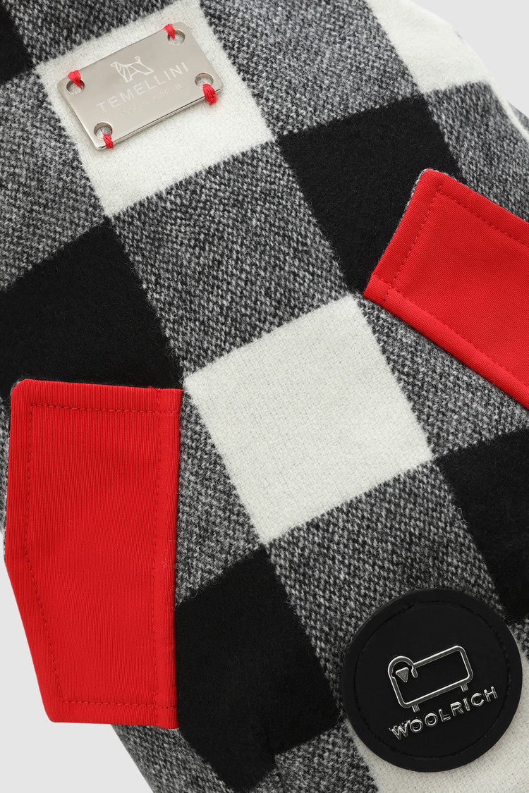 Maxi-camicia Buffalo Check per cani di piccola taglia Temellini/Woolrich