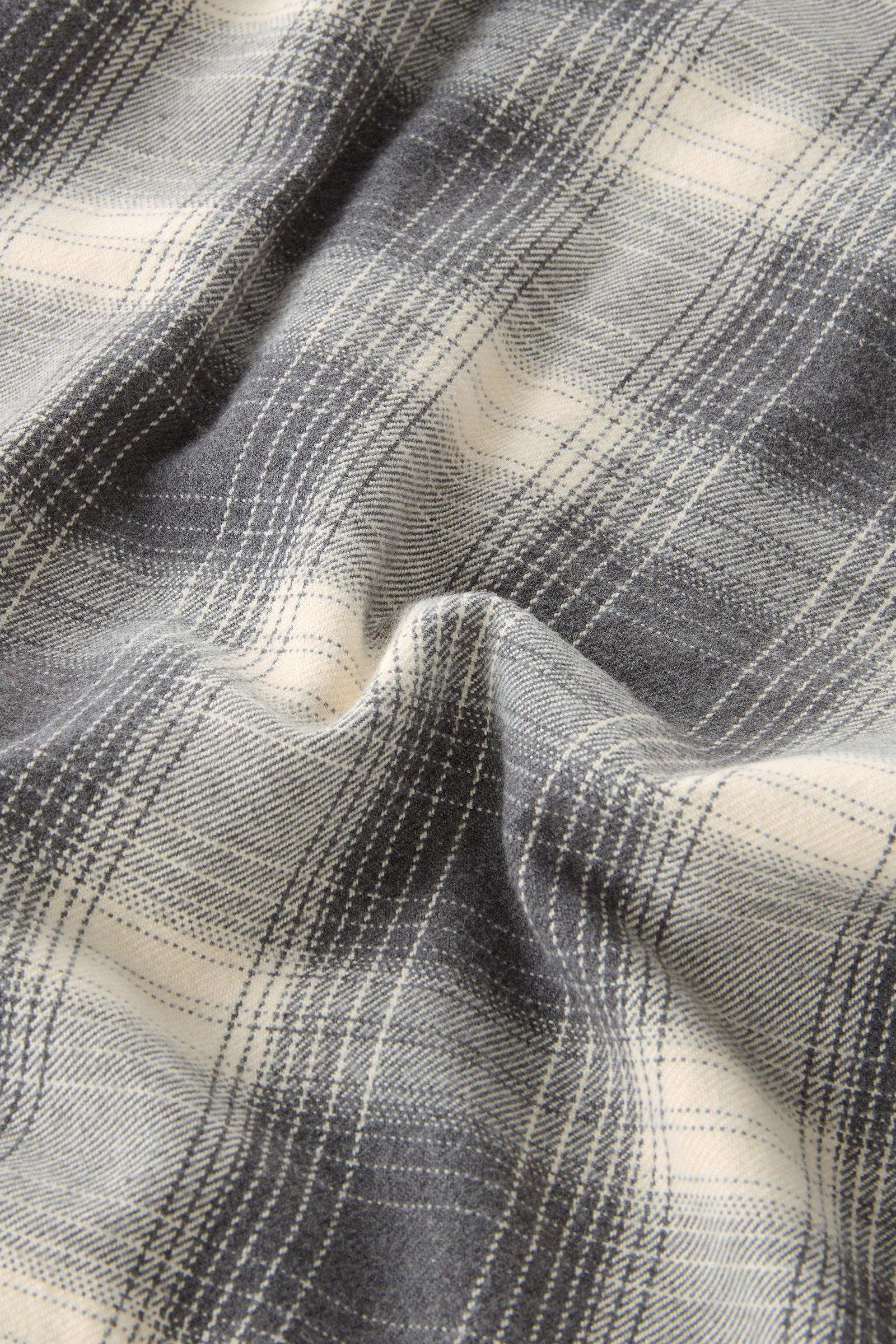 Camicia a quadri in flanella grigio photo 10 | Woolrich