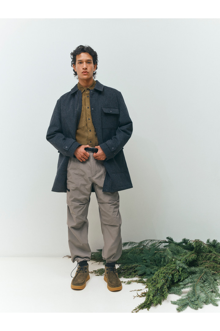 Mantel aus Loro Piana-Stoff aus reiner italienischer Schurwolle Grau photo 11 | Woolrich