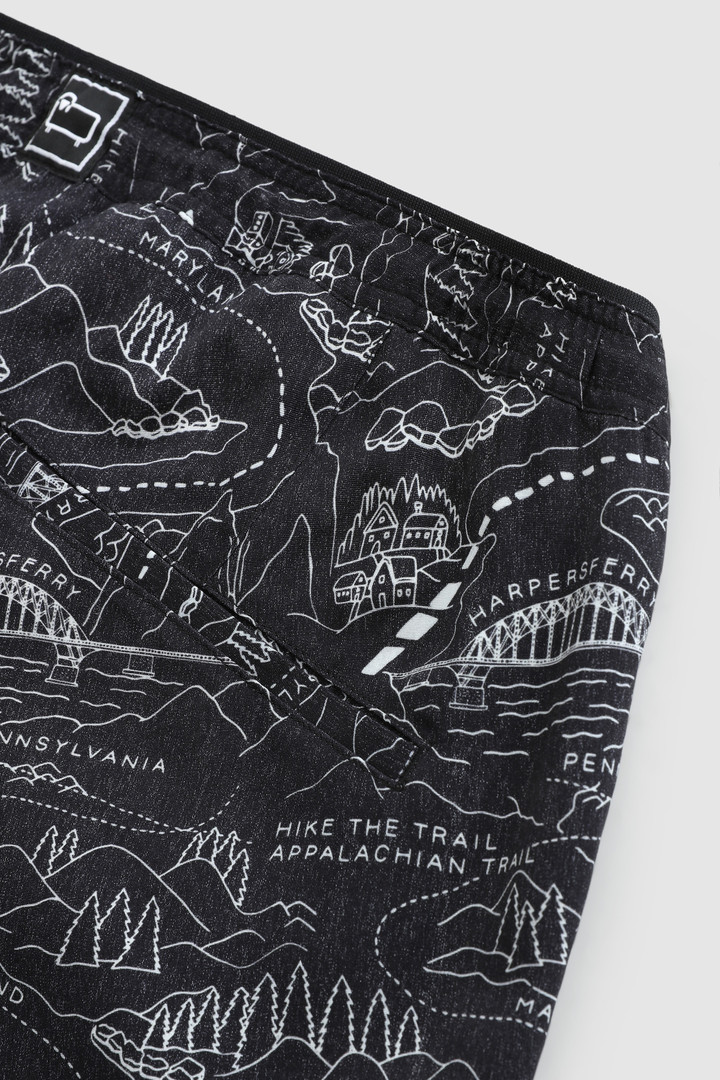Short tencel with Trail pattern