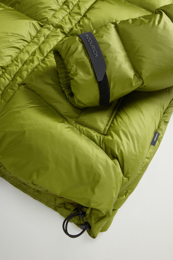 Daunenjacke aus recyceltem Pertex Quantum Nylon mit Kapuze Grün photo 7 | Woolrich