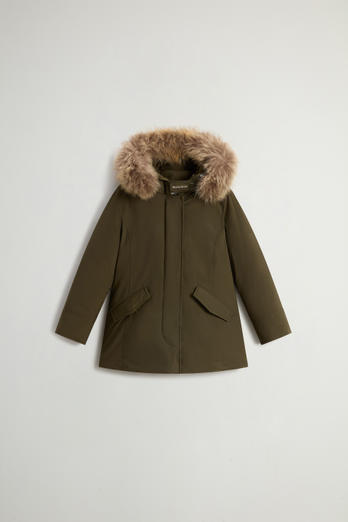 Girls’ Arctic Parka in Urban Touch Green | Woolrich