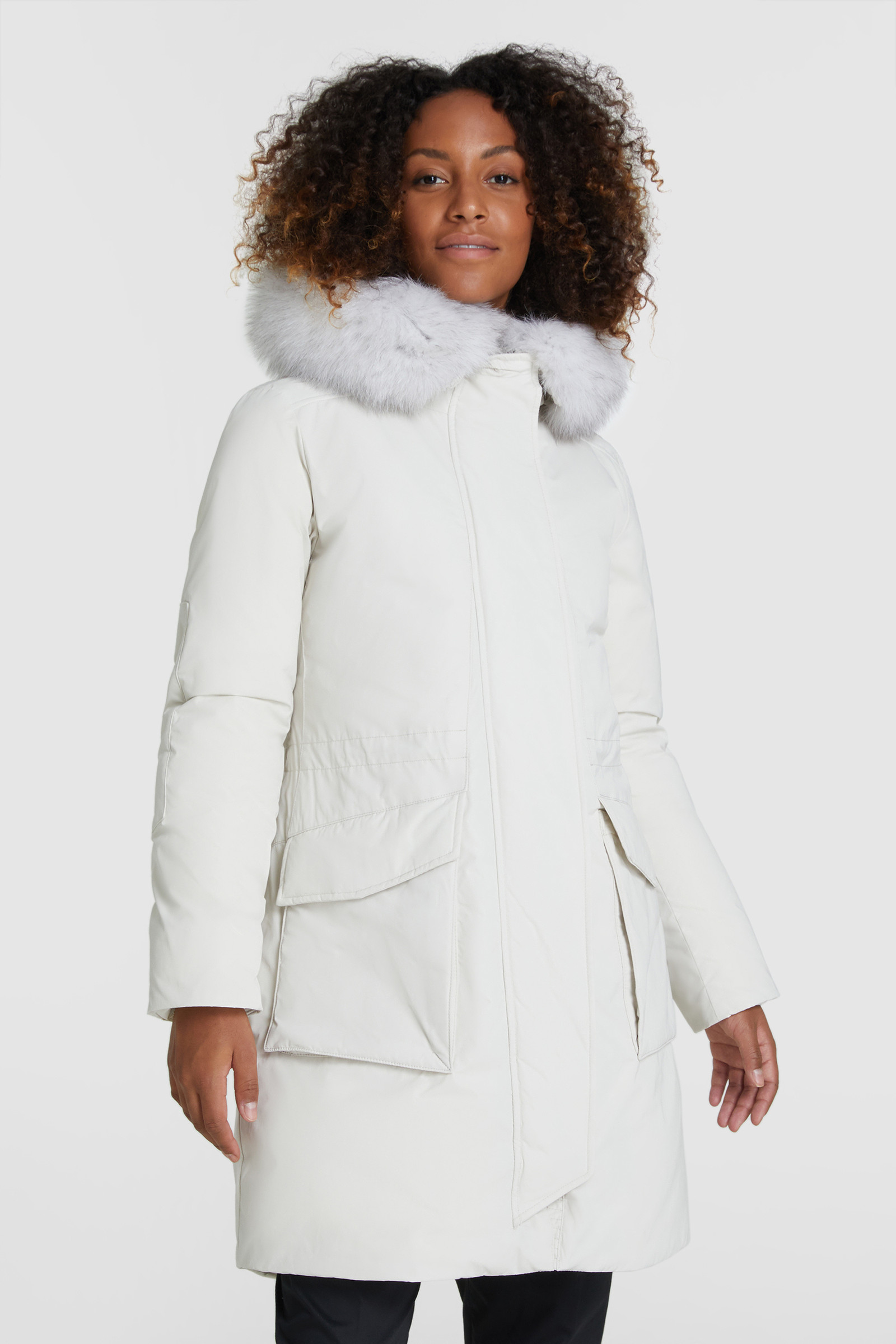 Military Parka pelliccia volpe