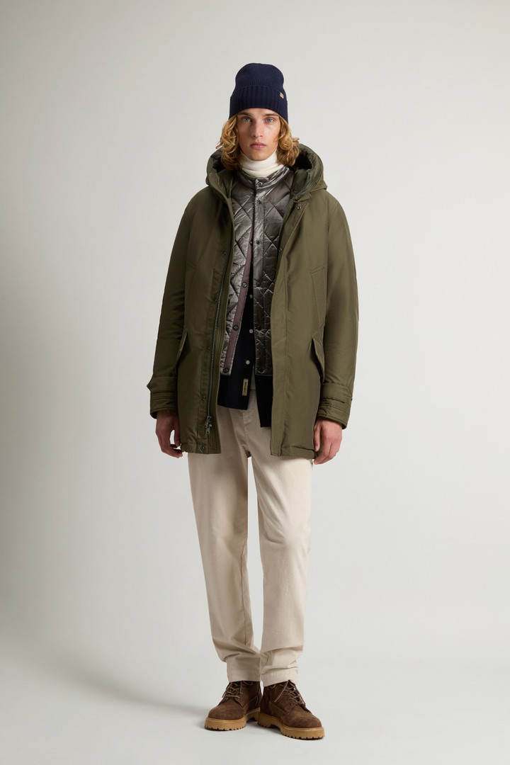 Polar Parka with High Collar Green photo 2 | Woolrich