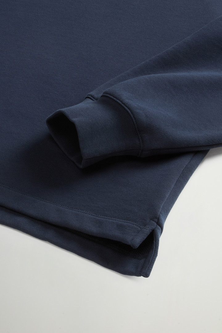 Pure Cotton Hoodie Blue photo 7 | Woolrich