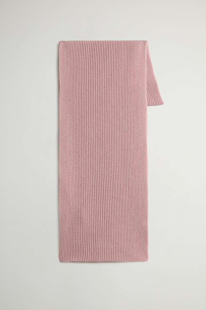 Ribbed Scarf in Pure Cashmere Pink photo 1 | Woolrich